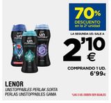 Oferta de Perlas unstoppables gama LENOR por 2,1€ en BM Supermercados