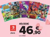 Oferta de Juegos  NINTENDO SWITCH por 46,9€ en Carrefour