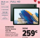 Oferta de SAMSUNG Tablet Galaxy Tab A8 por 259€ en Carrefour