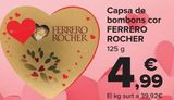 Oferta de Caja Bombones Corazón FERRERO ROCHER  por 4,99€ en Carrefour