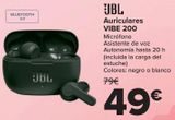 Oferta de JBL Auriculares VIBE 200 por 49€ en Carrefour