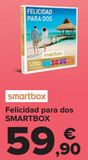 Oferta de Felicidad para dos SMARTBOX por 59,9€ en Carrefour