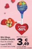 Oferta de Mini Mega CHUPA CHUPS  por 6,99€ en Carrefour