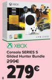 Oferta de XBOX Consola SERIES S Gilded Hunter Bundle por 279€ en Carrefour