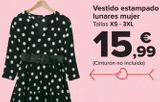 Oferta de Vestido estampado lunares mujer por 15,99€ en Carrefour