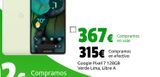 Oferta de Google Pixel 7 128GB Verde Lima, Libre A por 315€ en CeX