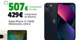 Oferta de Apple iPhone 13 128GB Medianoche, Libre A por 453€ en CeX