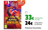 Oferta de Pokemon Escarlata por 24€ en CeX