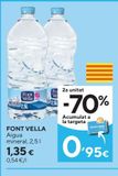 Oferta de Agua Font Vella por 1,35€ en Caprabo