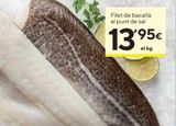 Oferta de  Filete bacalao al punto de sal al peso por 13,95€ en Caprabo