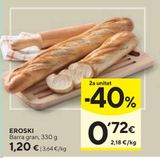 Oferta de Pan eroski por 1,2€ en Caprabo