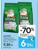 Oferta de Comida para gatos Última por 9,3€ en Caprabo