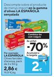 Oferta de LA ESPAÑOLA Aceitunas rellenas de anchoa pack 3x50 g por 2,86€ en Caprabo