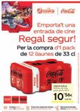 Oferta de COCA COLA Refresco cola pack 12x33 cl por 10,56€ en Caprabo
