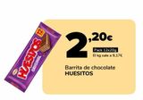 Oferta de Barrita de chocolate HUESITOS por 2,2€ en Supeco