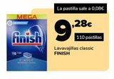 Oferta de Lavavajillas classic FINISH por 9,28€ en Supeco