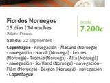 Oferta de Navegación silver por 7200€ en Viajes El Corte Inglés