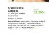 Oferta de Cruceros por la Antártida  por 11200€ en Viajes El Corte Inglés