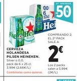 Oferta de Cerveza holandesa  en Hipercor