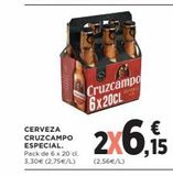 Oferta de Cerveza Cruzcampo en Hipercor