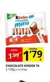Oferta de Chocolate Kinder en Supermercados MAS