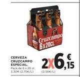 Oferta de Cerveza Cruzcampo en El Corte Inglés