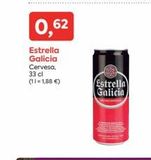 Oferta de 0,62  Estrella Galicia Cervesa, 33 cl (11=1,88 €)  Estrella Galicia  en Suma Supermercados