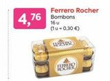 Oferta de 4,76  Ferrero Rocher Bombons 16 u  (1 u-0,30 €)  en Suma Supermercados