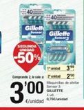 Oferta de Máquina de afeitar Gillette en SPAR Fragadis