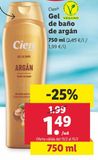 Oferta de Gel de baño Cien por 1,49€ en Lidl