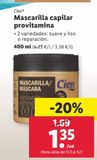 Oferta de Mascarilla Cien por 1,35€ en Lidl