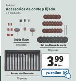 Oferta de Accesorios Parkside por 3,99€ en Lidl
