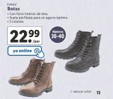 Oferta de Botas esmara por 22,99€ en Lidl
