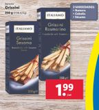 Oferta de Grissini Italiamo por 1,99€ en Lidl