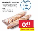 Oferta de Barra rústica  por 0,69€ en Lidl