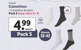 Oferta de Calcetines esmara por 4,99€ en Lidl