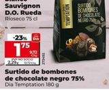 Oferta de SURTIDO DE BOMBONES DE CHOCOLATE NEGRO 75% por 1,75€ en Maxi Dia