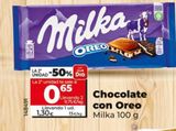 Oferta de CHOCOLATE CON OREO por 1,3€ en Maxi Dia