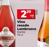 Oferta de Lambrusco por 2,29€ en Dia Market