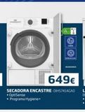 Oferta de Secadoras  por 649€ en Euronics