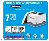 Oferta de Contenedor Fellowes en Folder