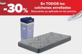 Oferta de En TODOS los colchones enrollados  en Carrefour