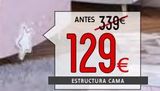 Oferta de Estructura cama por 129€ en ATRAPAmuebles