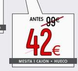 Oferta de Mesita de noche por 42€ en ATRAPAmuebles