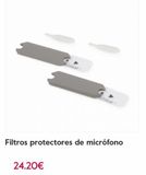 Oferta de 24.20€  chlear  chlear  Filtros protectores de micrófono  por 2420€ en GAES