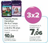 Oferta de Pyjama Pants Carrefour De 4 a 7 años o de 8 a 15 años  por 10,59€ en Carrefour