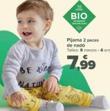 Oferta de Pijama 2 piezas bebé por 7,99€ en Carrefour