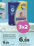 Oferta de Toallitas de bebé DODOT Sensitive  por 9,89€ en Carrefour