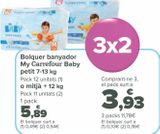 Oferta de Pañal bañador My Carrefour Baby pequeño 7-13 Kg o mediano +12kg  por 5,89€ en Carrefour