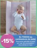 Oferta de En TODOS los cambiadores de bebé en Carrefour